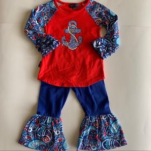 NWT Simply Southern Nautical Outfit